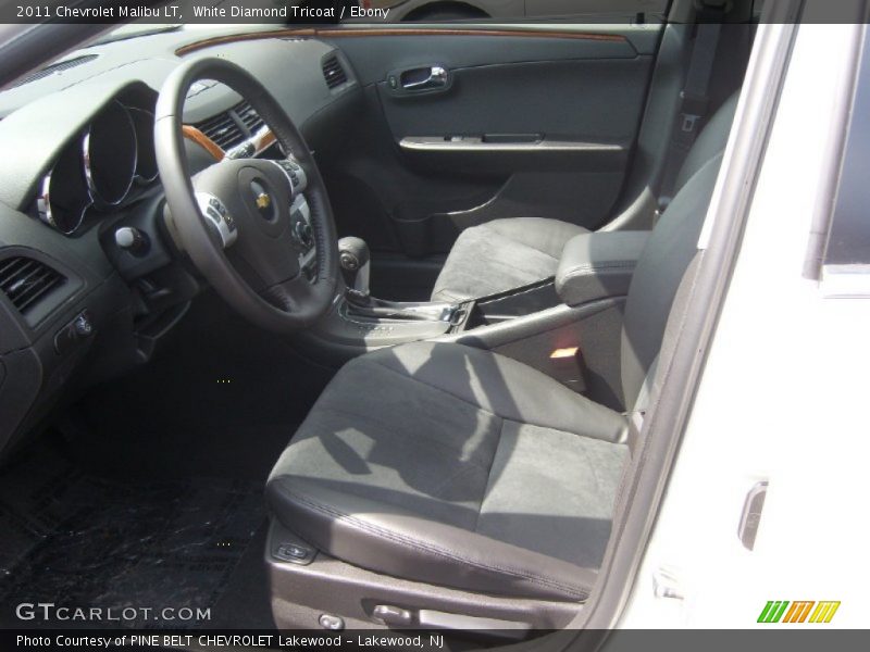 White Diamond Tricoat / Ebony 2011 Chevrolet Malibu LT