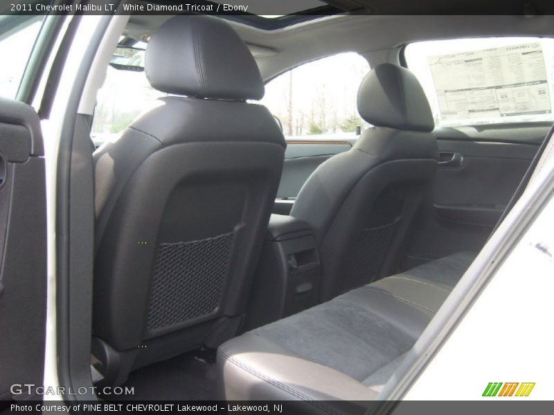 White Diamond Tricoat / Ebony 2011 Chevrolet Malibu LT