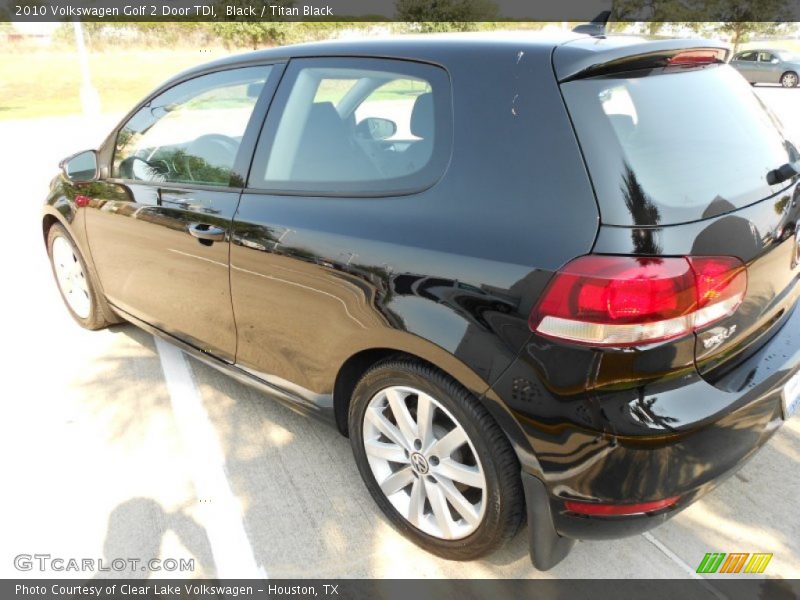 Black / Titan Black 2010 Volkswagen Golf 2 Door TDI