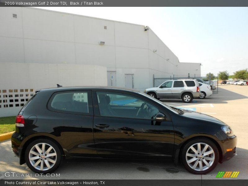Black / Titan Black 2010 Volkswagen Golf 2 Door TDI