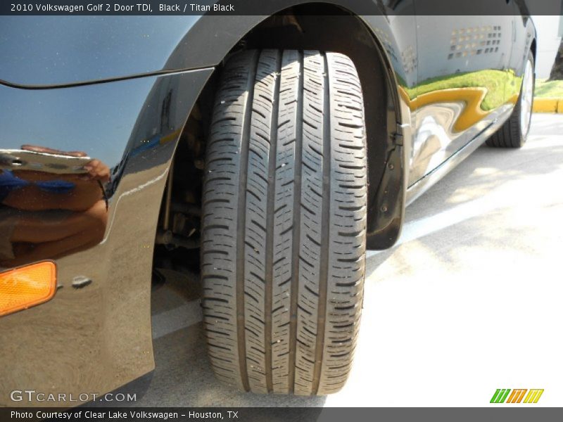 Black / Titan Black 2010 Volkswagen Golf 2 Door TDI