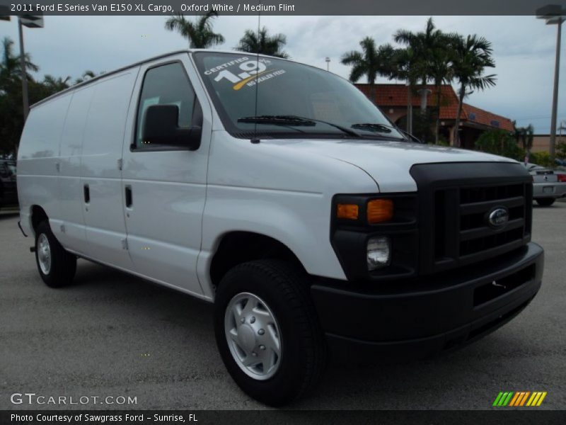 Oxford White / Medium Flint 2011 Ford E Series Van E150 XL Cargo