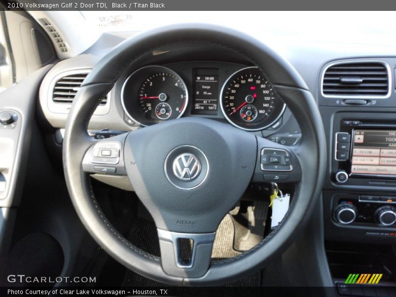  2010 Golf 2 Door TDI Steering Wheel