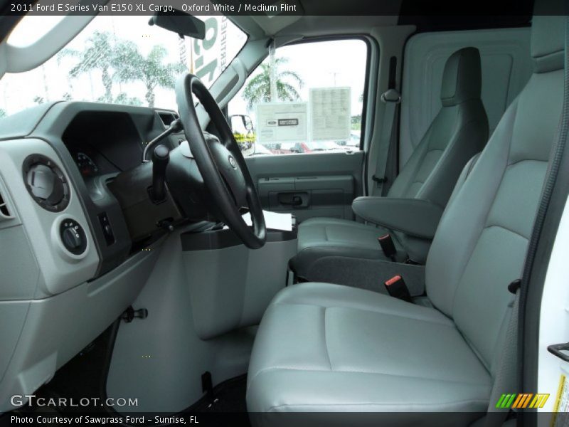 Oxford White / Medium Flint 2011 Ford E Series Van E150 XL Cargo
