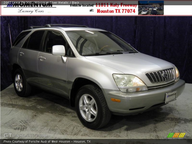 Millennium Silver Metallic / Black 2002 Lexus RX 300