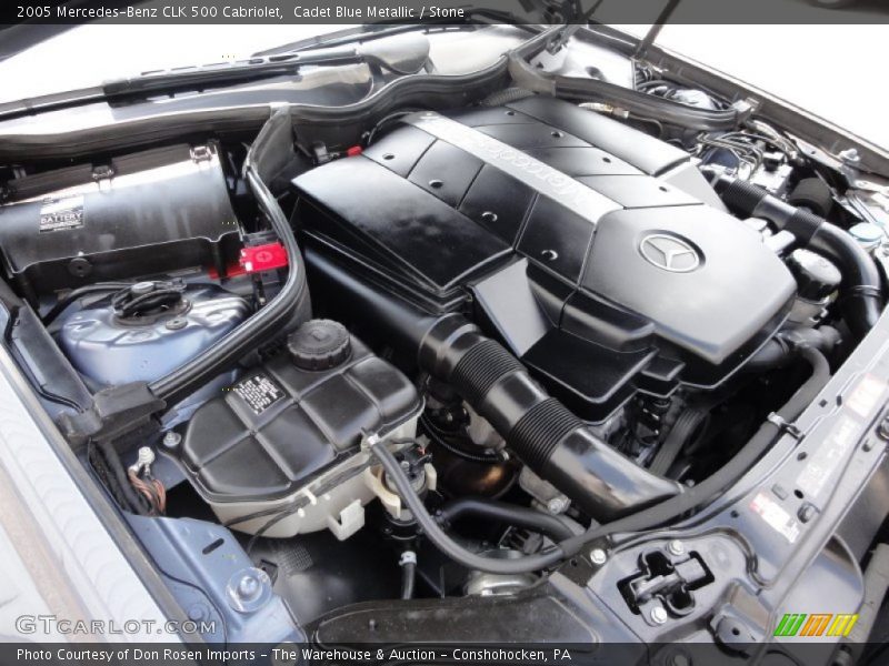  2005 CLK 500 Cabriolet Engine - 5.0L SOHC 24V V8