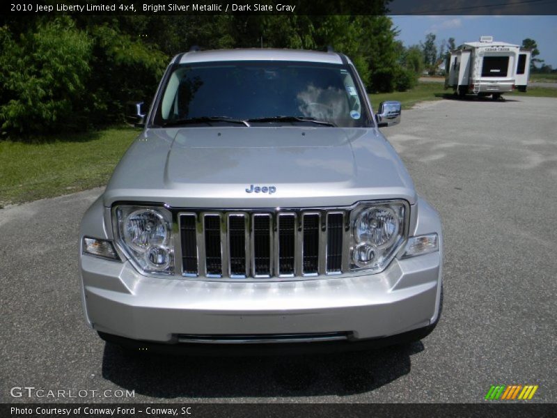 Bright Silver Metallic / Dark Slate Gray 2010 Jeep Liberty Limited 4x4