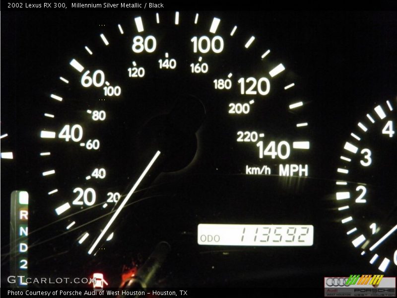 Millennium Silver Metallic / Black 2002 Lexus RX 300