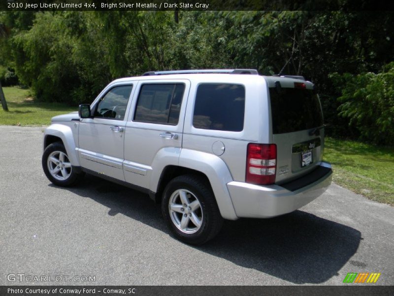 Bright Silver Metallic / Dark Slate Gray 2010 Jeep Liberty Limited 4x4