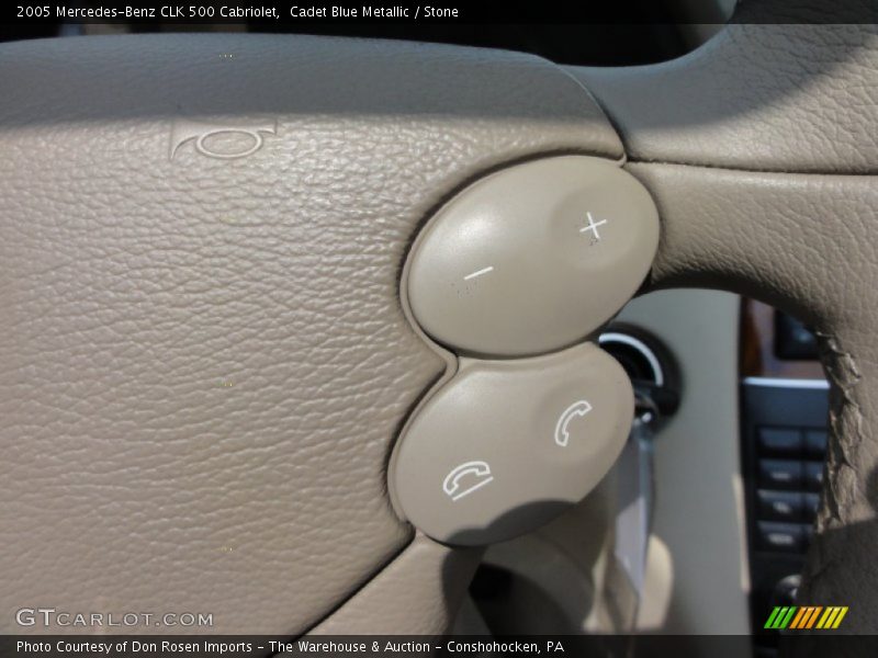 Controls of 2005 CLK 500 Cabriolet