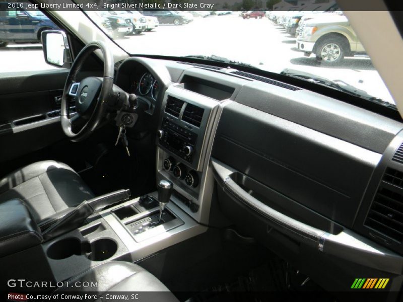 Bright Silver Metallic / Dark Slate Gray 2010 Jeep Liberty Limited 4x4