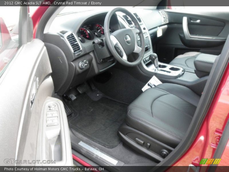 Crystal Red Tintcoat / Ebony 2012 GMC Acadia SLT AWD