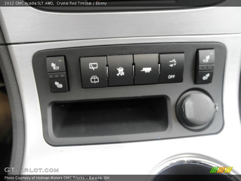 Controls of 2012 Acadia SLT AWD