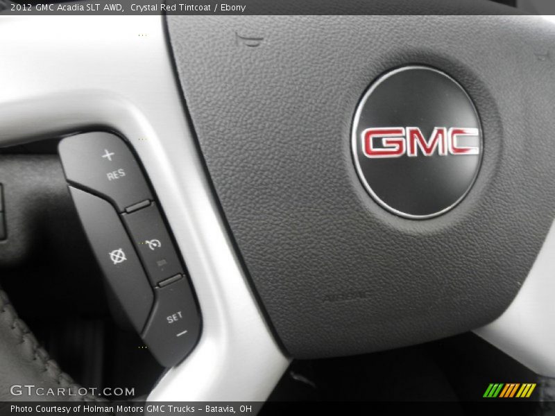 Crystal Red Tintcoat / Ebony 2012 GMC Acadia SLT AWD