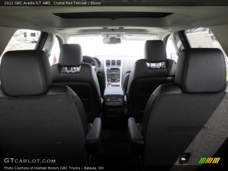 Crystal Red Tintcoat / Ebony 2012 GMC Acadia SLT AWD
