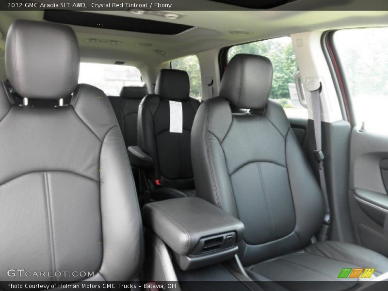 Crystal Red Tintcoat / Ebony 2012 GMC Acadia SLT AWD