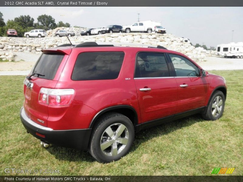 Crystal Red Tintcoat / Ebony 2012 GMC Acadia SLT AWD