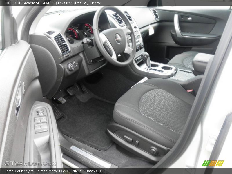 Quicksilver Metallic / Ebony 2012 GMC Acadia SLE AWD
