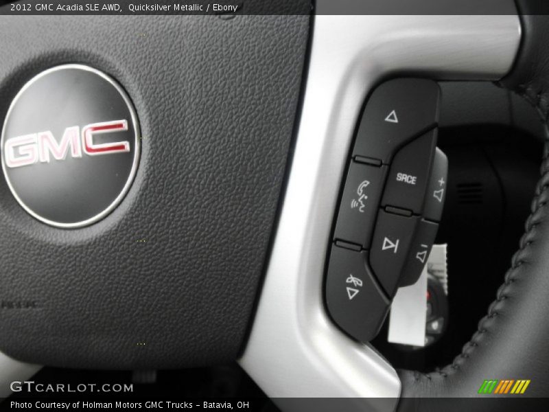 Quicksilver Metallic / Ebony 2012 GMC Acadia SLE AWD