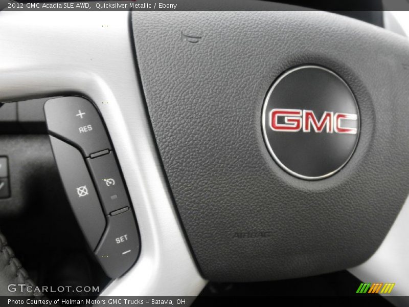 Quicksilver Metallic / Ebony 2012 GMC Acadia SLE AWD