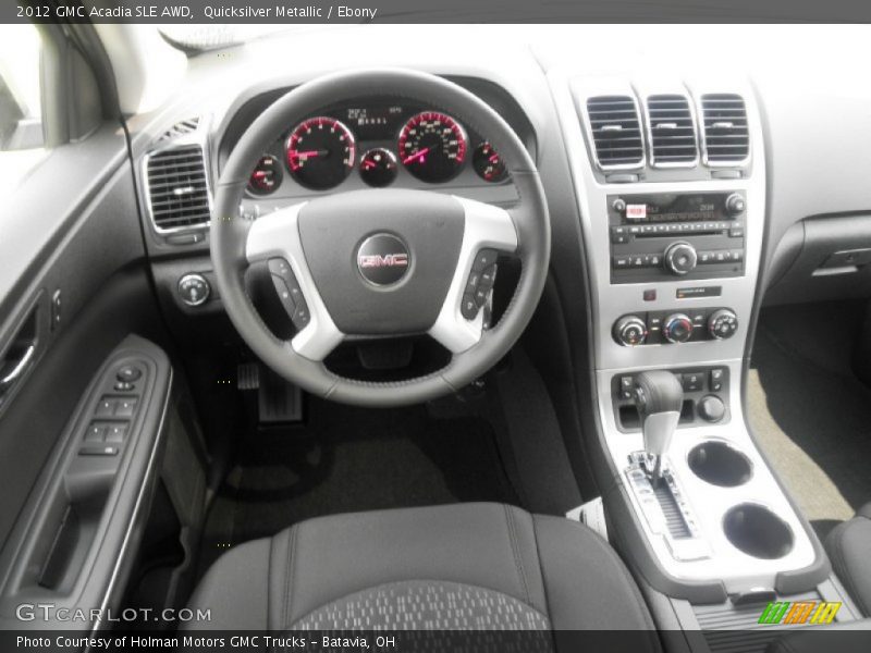 Quicksilver Metallic / Ebony 2012 GMC Acadia SLE AWD