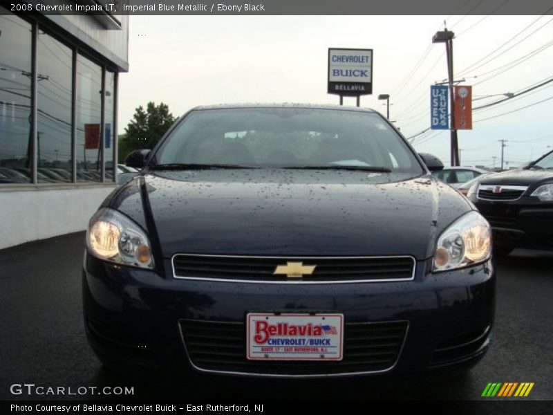 Imperial Blue Metallic / Ebony Black 2008 Chevrolet Impala LT