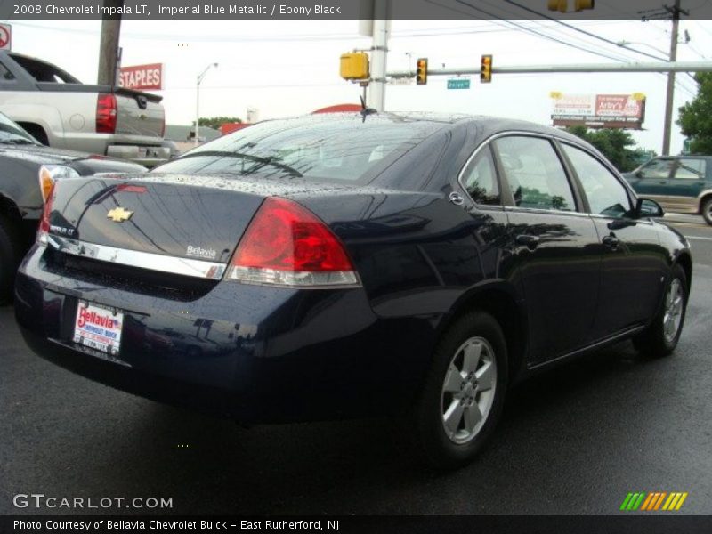 Imperial Blue Metallic / Ebony Black 2008 Chevrolet Impala LT