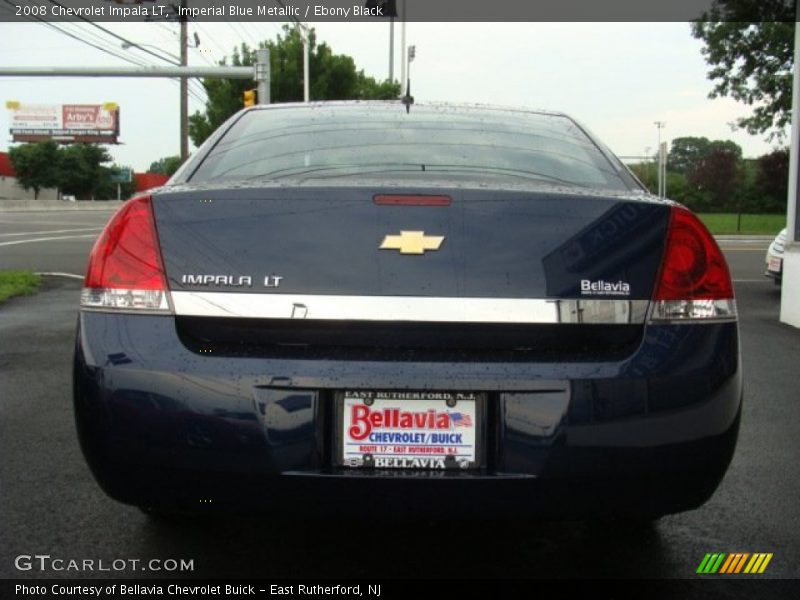 Imperial Blue Metallic / Ebony Black 2008 Chevrolet Impala LT