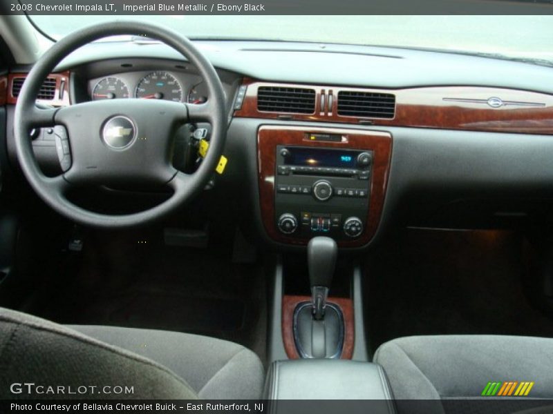 Imperial Blue Metallic / Ebony Black 2008 Chevrolet Impala LT