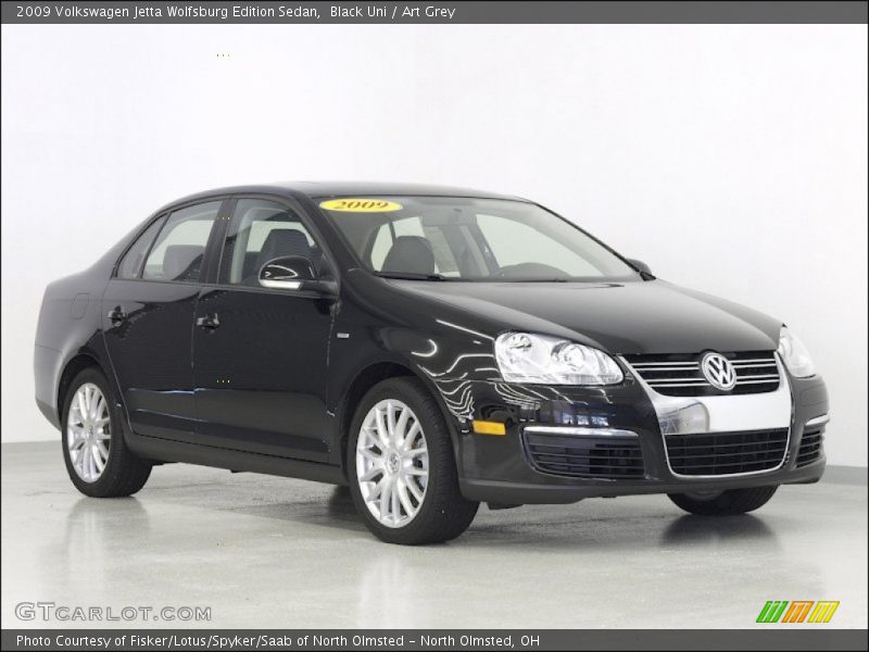 Black Uni / Art Grey 2009 Volkswagen Jetta Wolfsburg Edition Sedan