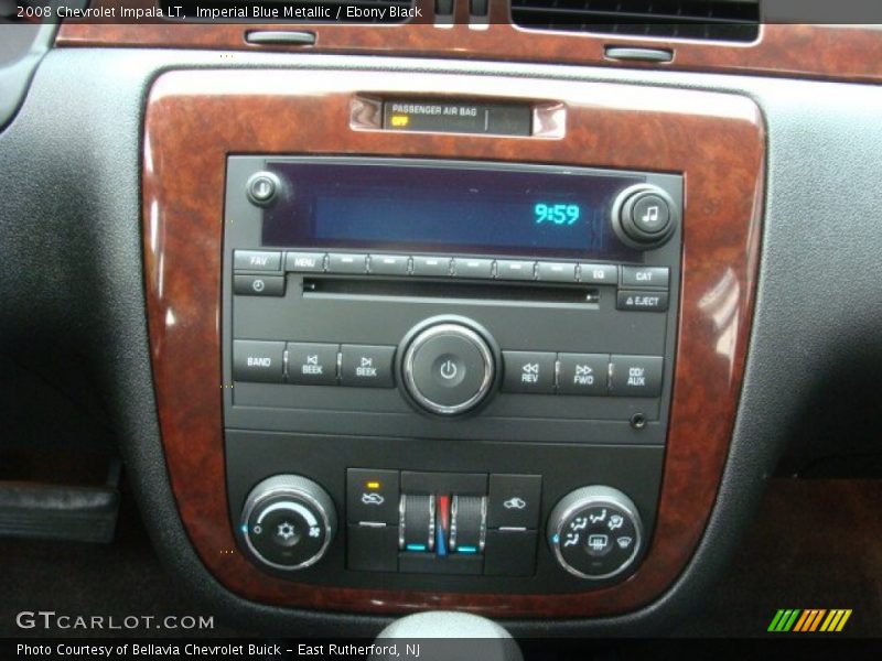 Imperial Blue Metallic / Ebony Black 2008 Chevrolet Impala LT