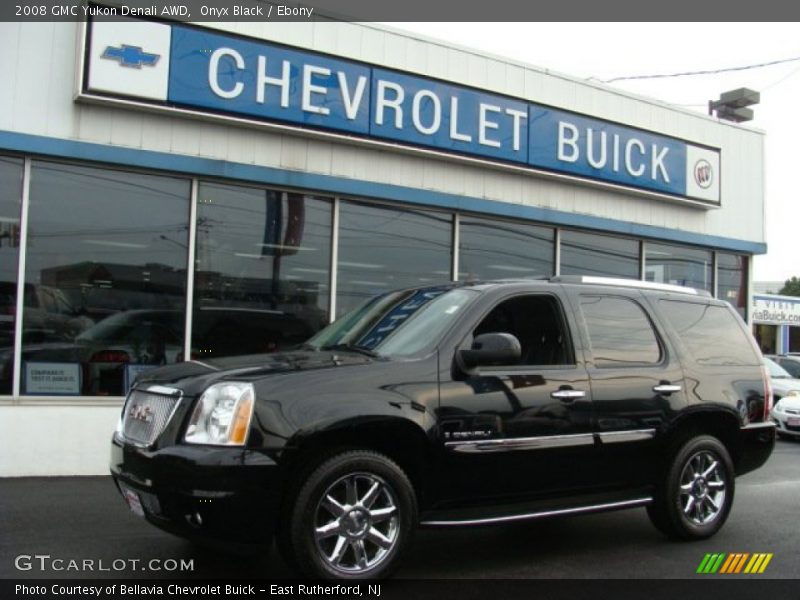 Onyx Black / Ebony 2008 GMC Yukon Denali AWD
