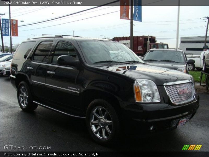 Onyx Black / Ebony 2008 GMC Yukon Denali AWD
