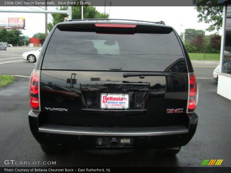 Onyx Black / Ebony 2008 GMC Yukon Denali AWD
