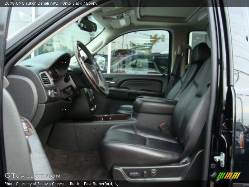 Onyx Black / Ebony 2008 GMC Yukon Denali AWD