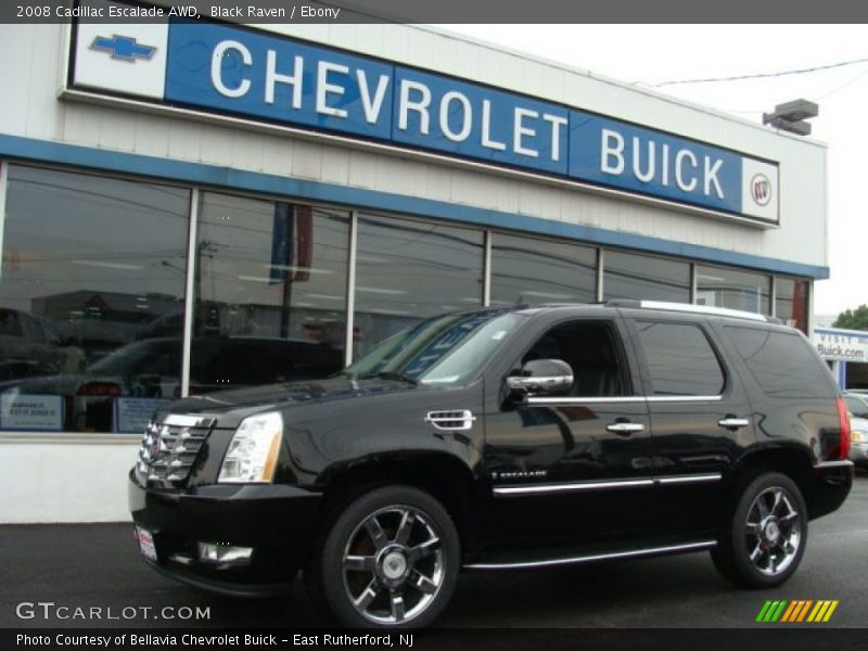 Black Raven / Ebony 2008 Cadillac Escalade AWD