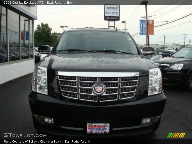 Black Raven / Ebony 2008 Cadillac Escalade AWD