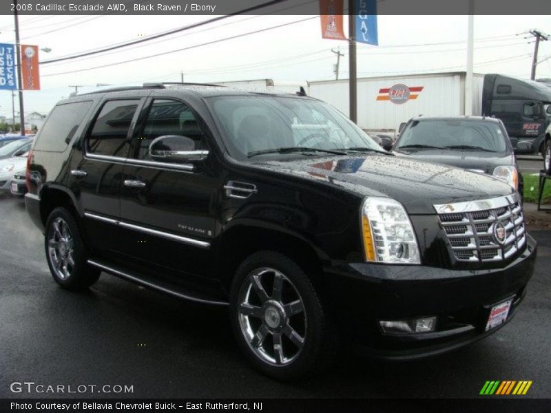 Black Raven / Ebony 2008 Cadillac Escalade AWD