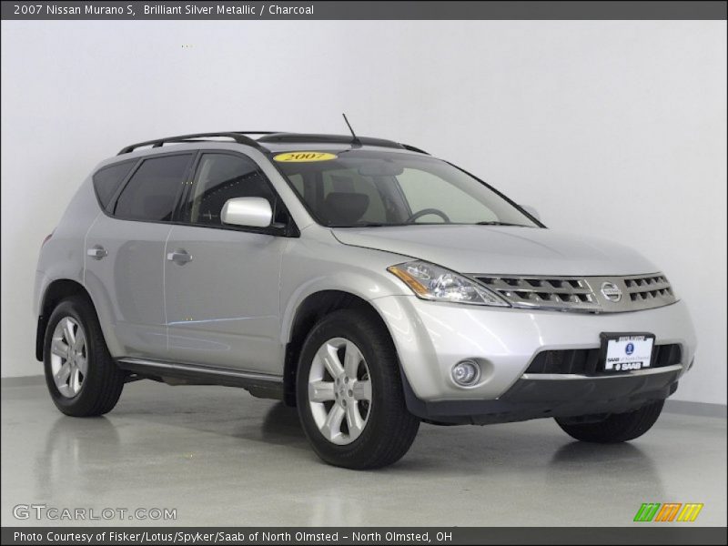 Brilliant Silver Metallic / Charcoal 2007 Nissan Murano S