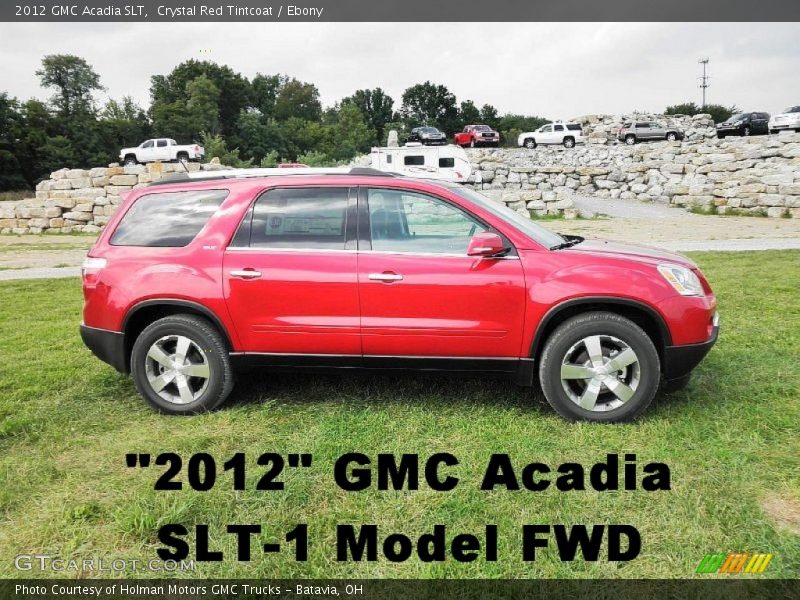 Crystal Red Tintcoat / Ebony 2012 GMC Acadia SLT