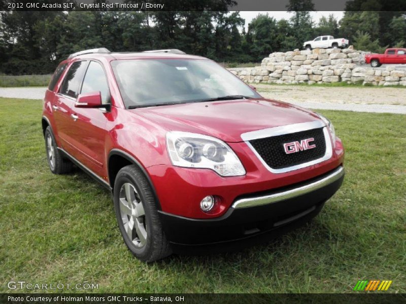 Crystal Red Tintcoat / Ebony 2012 GMC Acadia SLT