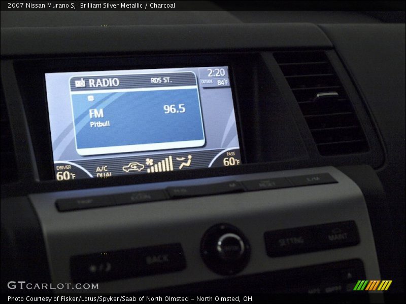 Brilliant Silver Metallic / Charcoal 2007 Nissan Murano S