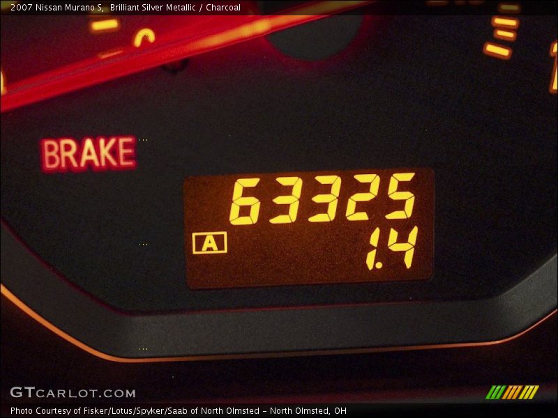 Brilliant Silver Metallic / Charcoal 2007 Nissan Murano S