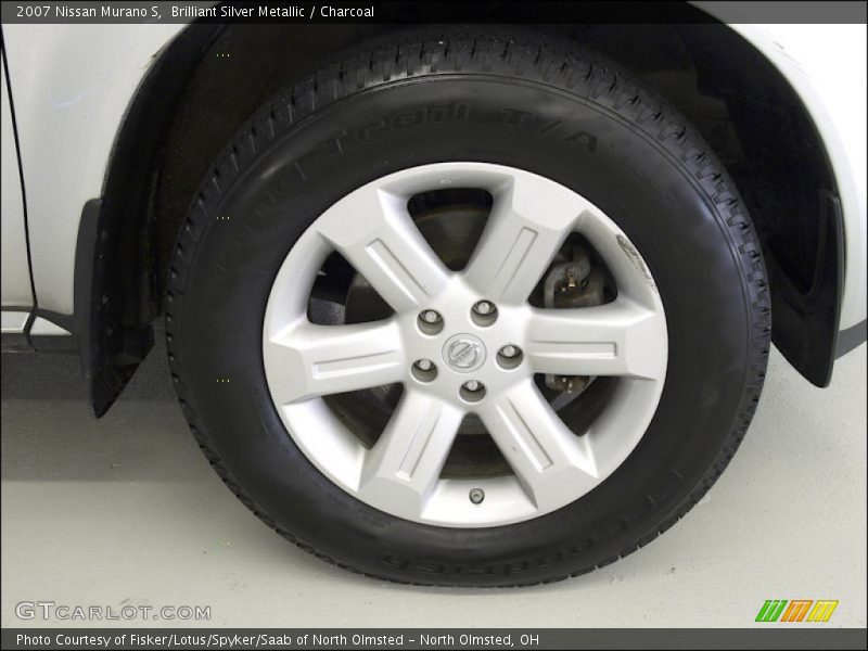 Brilliant Silver Metallic / Charcoal 2007 Nissan Murano S