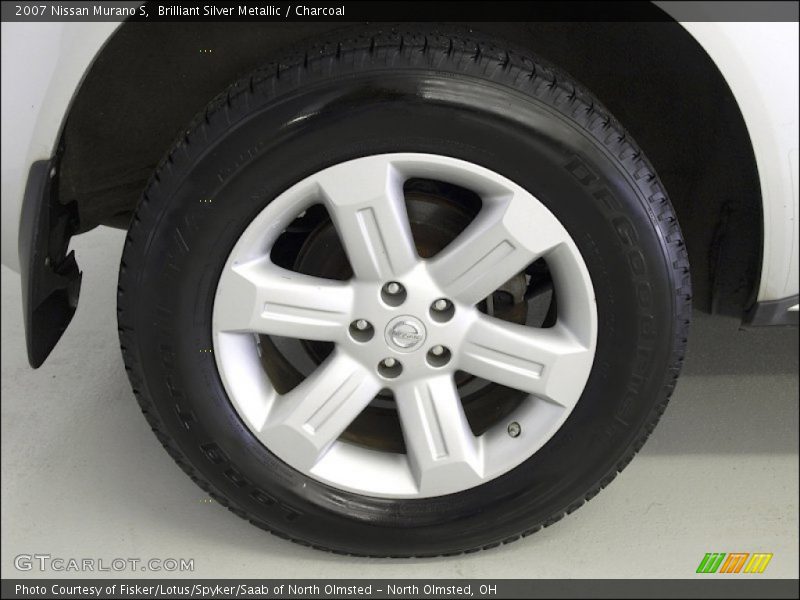 Brilliant Silver Metallic / Charcoal 2007 Nissan Murano S