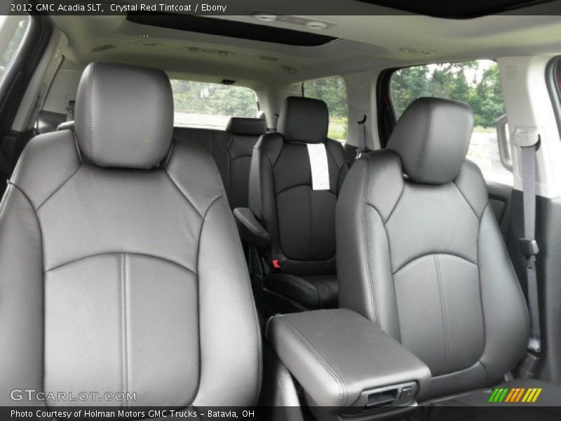  2012 Acadia SLT Ebony Interior