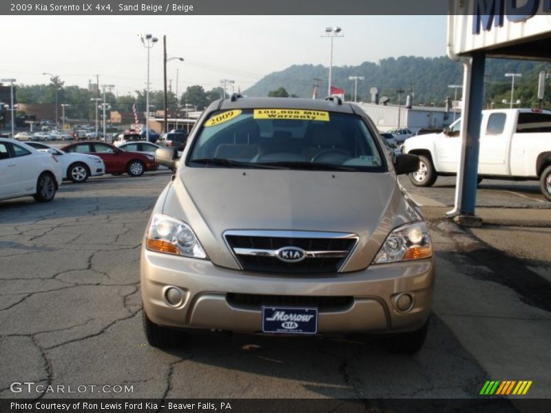 Sand Beige / Beige 2009 Kia Sorento LX 4x4