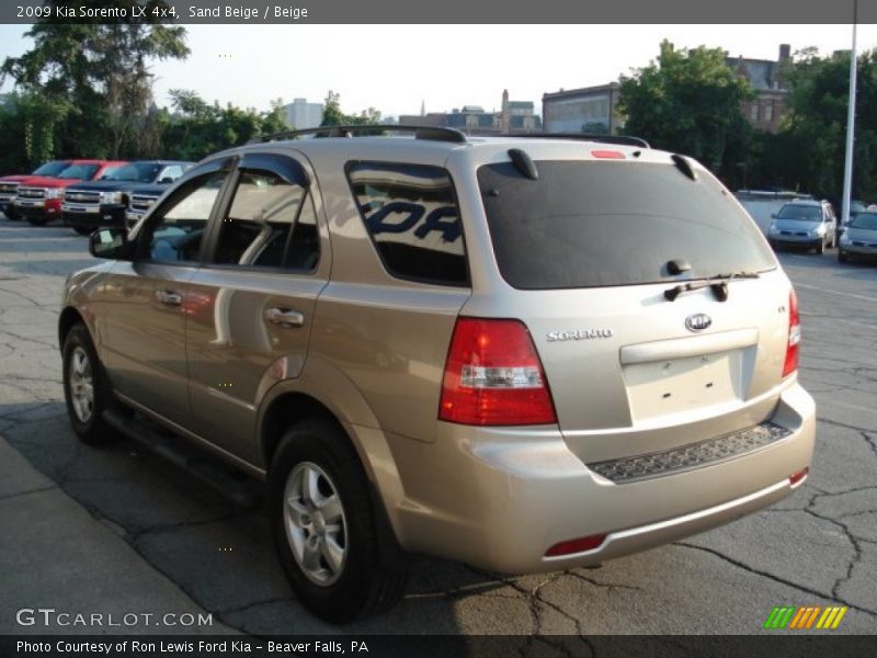 Sand Beige / Beige 2009 Kia Sorento LX 4x4