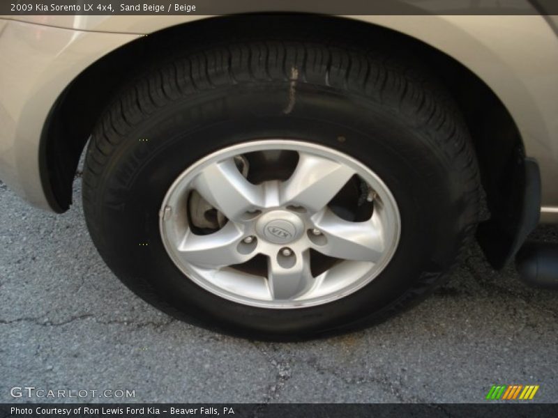Sand Beige / Beige 2009 Kia Sorento LX 4x4