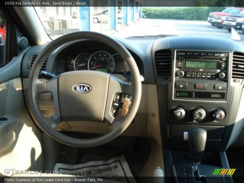 Sand Beige / Beige 2009 Kia Sorento LX 4x4